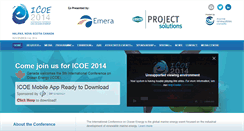 Desktop Screenshot of icoe2014canada.org